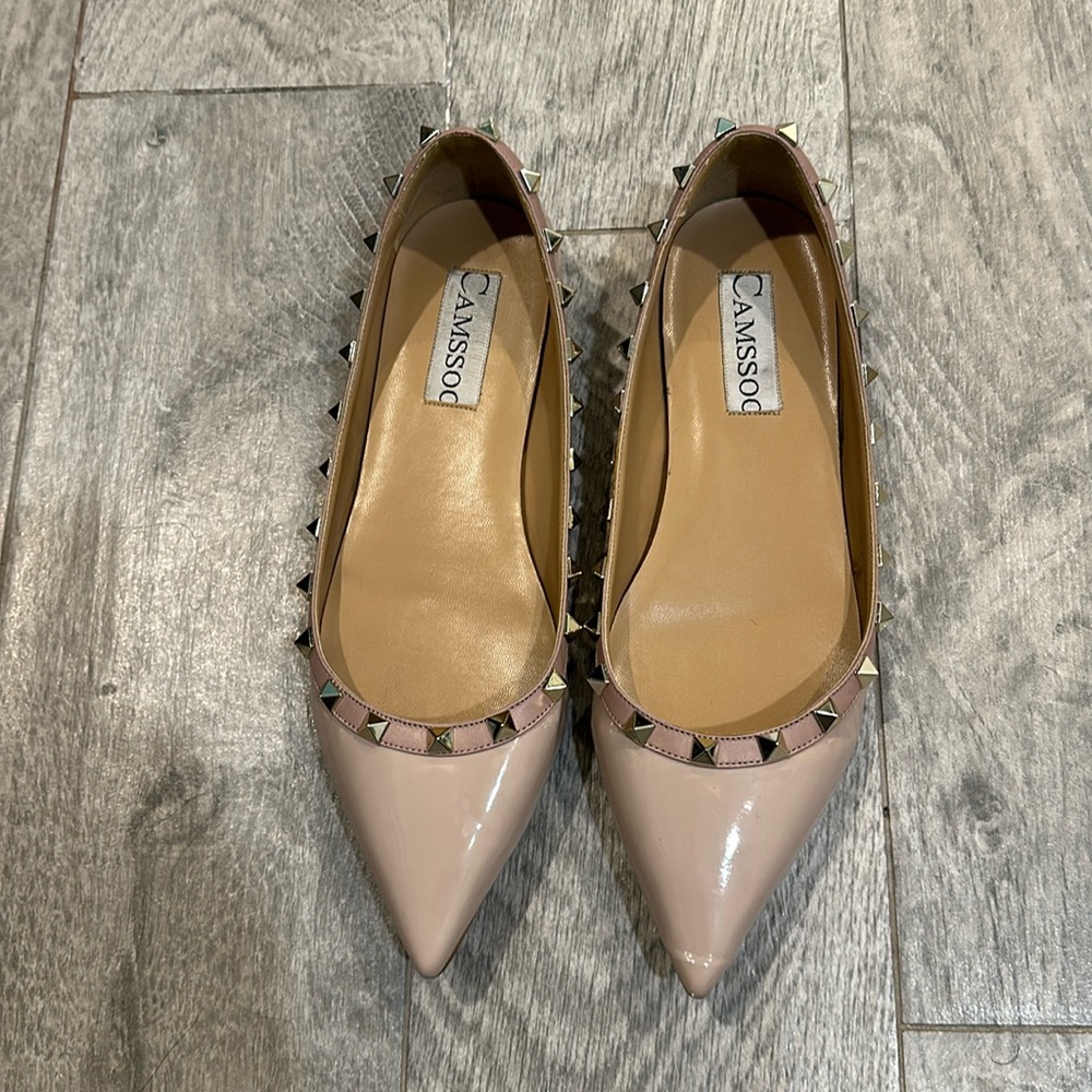 Rivet Studded flats